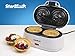 Double Waffle Bowl Maker by StarBlue - White - Make bowl shapes Belgian waffles in minutes | Best for serving ice cream and fruit | Gift ideas 110V 50/60Hz 1200W