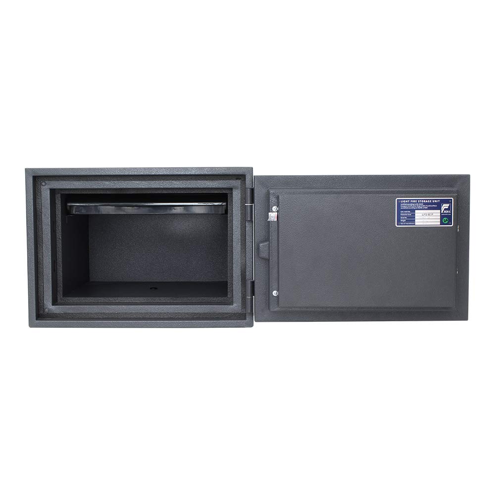 Coffre-fort ignifuge Rottner Simon 40 serrure électronique 60 minutes de protection contre le feu tiroir en plastique ouverture d'urgence témoins lumineux LED kit de fixation inclus