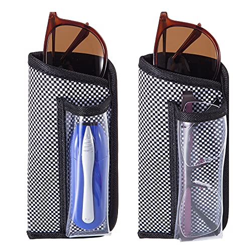 Image of TRIUMPH VISION Reading Glasses Pouch Eyeglass Sleeve Soft Case Slim 3 Pack | Alternative to Bulky Case Lightweight，Neoprene Lined Padded Protect Optical lens Slip in, Cute Pattern Portable for Daily Use