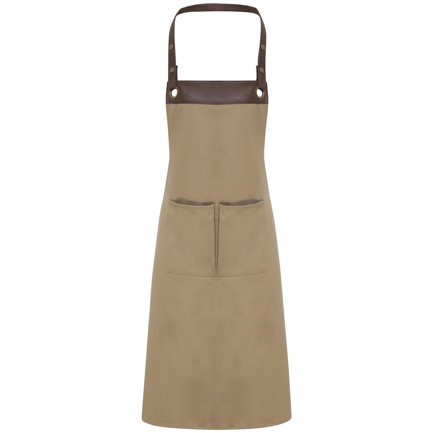 Premier Unisex Adult Espresso Full Apron (One Size) (Black/Brown)