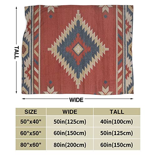 Qucarder Southwestern Native American Design Throw Blanket Lightweight Cozy Flannel Blanket for Bedroom Living Rooms Couch Sofa Home Decor 60x80 Inch - Cosy Home Interiors Qucarder Southwestern Native American Design Throw Blanket Lightweight Cozy Flannel Blanket for Bedroom Living Rooms Couch Sofa Home Decor 60x80 Inch - Image 5