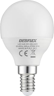 Debflex 600431 LED-Lampe G45 E14, 2700 Kelvin