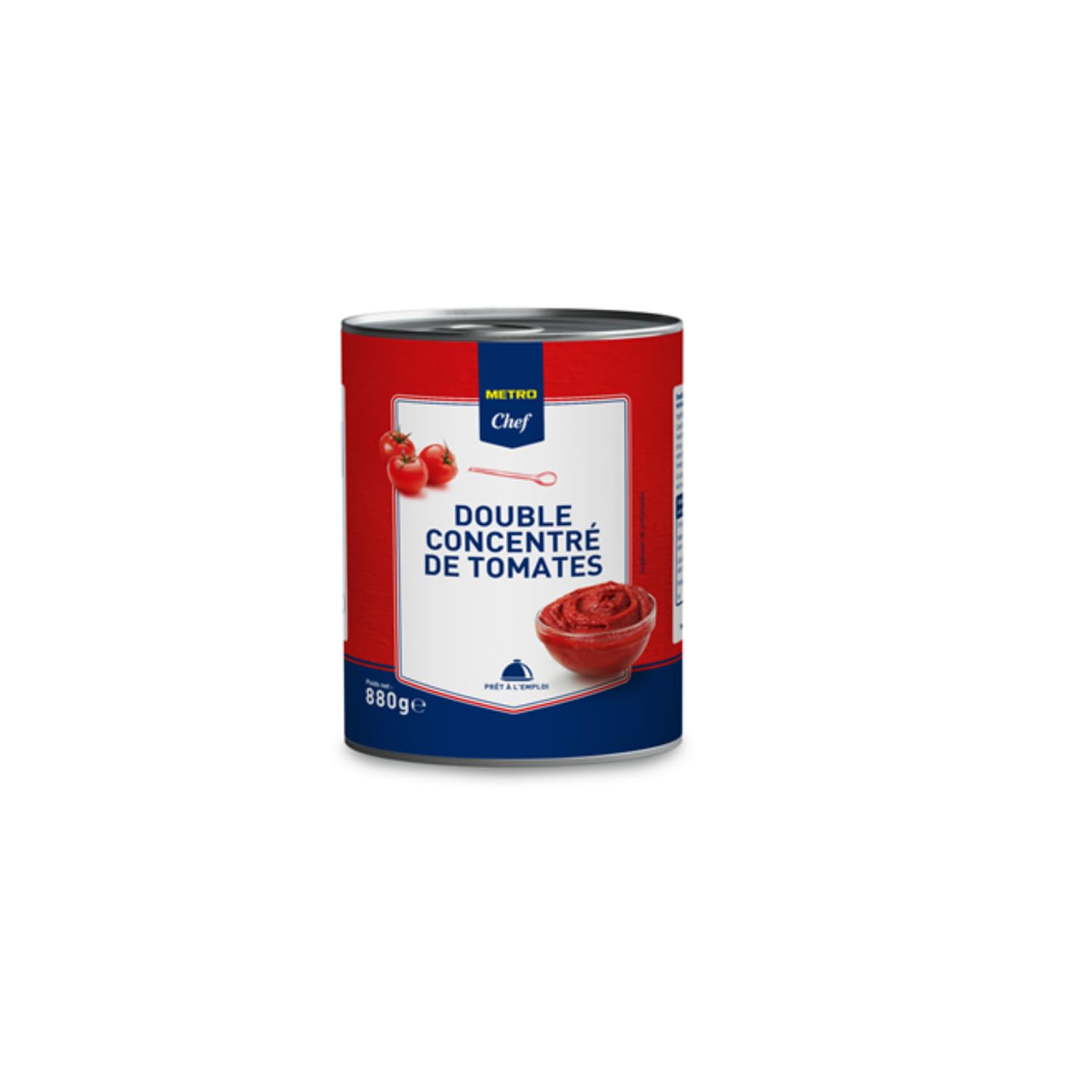 Concentrado doble de tomate METRO CHEF – Pack de 3 latas de 880 g