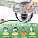 Mixing Bowls with Lids Set, 27Pcs Stainless Steel Nesting Mixing Bowls Set for Kitchen Cooking & Storage, Metal Salad Bowls with Colander, Strainer, Grater & Dressing Containers, Kitchen Gadgets Black
