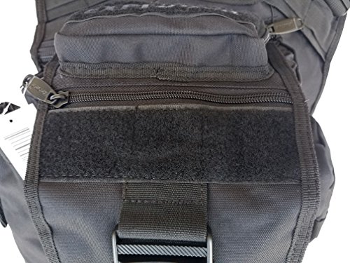 Explorer Multi-Functional Tactical Messenger Bag Utility Pouch Sling Shoulder Pack, Black #TOP4