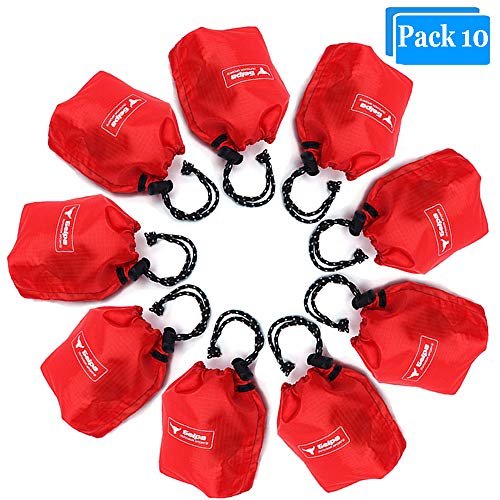 Panlom Small Drawstring Storage Bag - Folding Outdoor Travel Waterproof Sealed Pouch (10pcs)