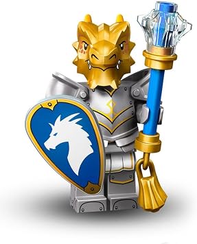 LEGO Dungeons & Dragons Mini Figures Series Dragonborn Paladin Dragon Blooded Paladin - DND LEGO Figures Individually to Collect 71047