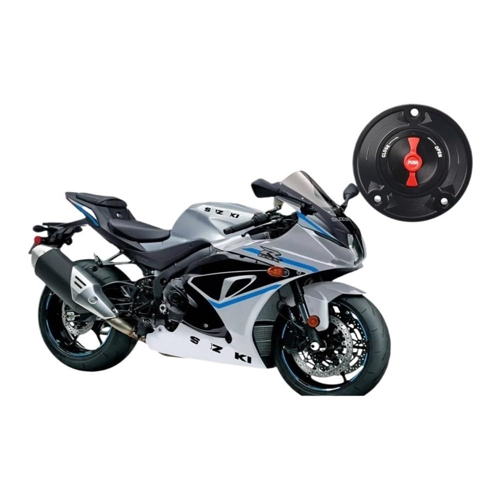 Tappo carburante moto Gas Tappo Del Serbatoio Carburante Per GSXR600 750 1000 Per GSXR GSXR1000 K4 K5 K6 K7 2010-2020 SV650 GW250 Per Bandit GSF 650 1250 GSX1300R