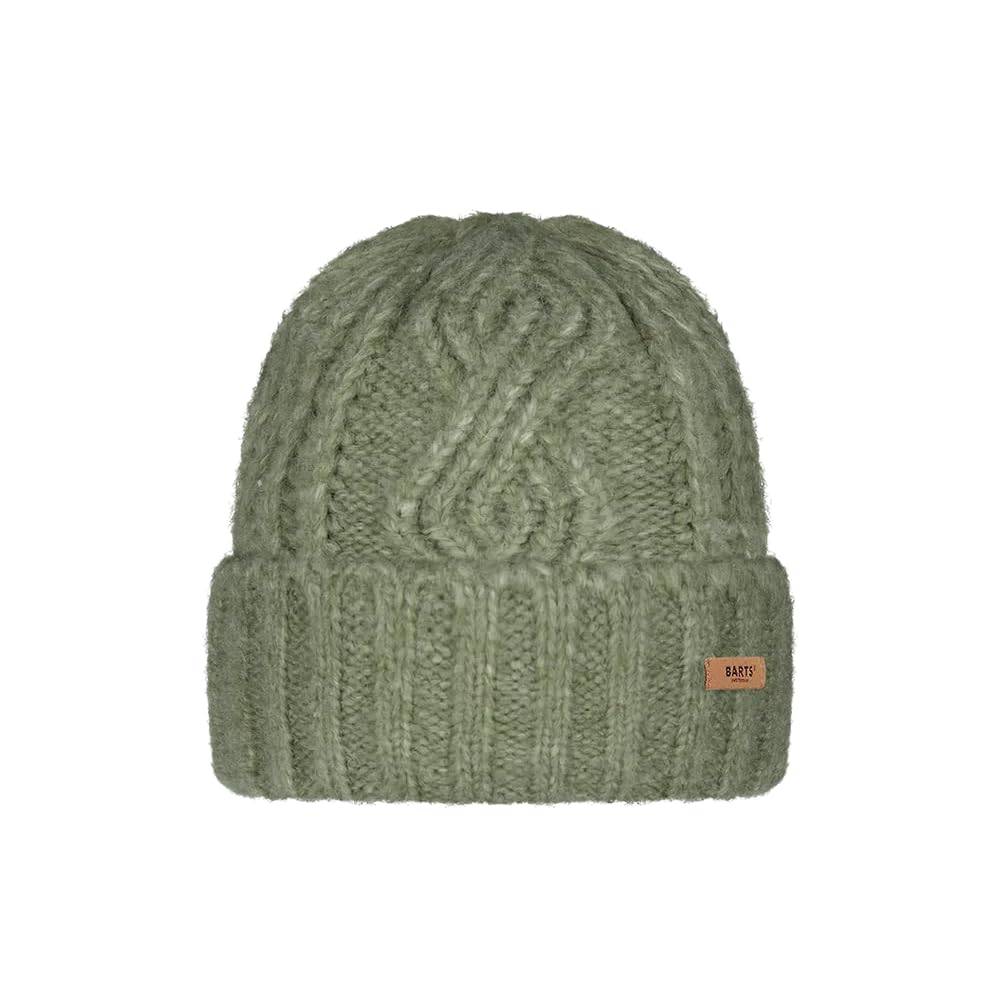 Barts Womens Farrah Cable Knit Beanie - Pale Army