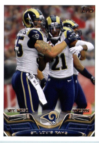 2013 Topps NFL Football Card # 191 St. Louis Rams St. Louis Rams