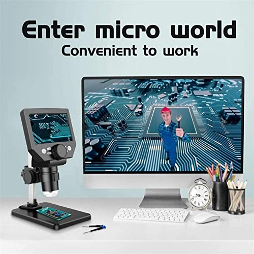 Microscopio digital 1000X LCD USB con cámara de vídeo 1080P para circuito impreso y moneda 2