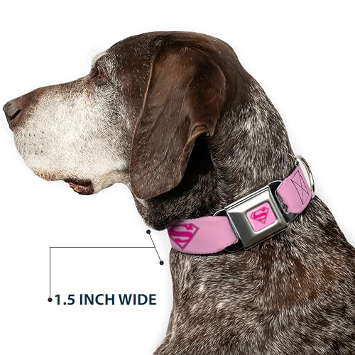 Collier de Chien Superman Shield Rose Buckle Down pour petit chien - 8