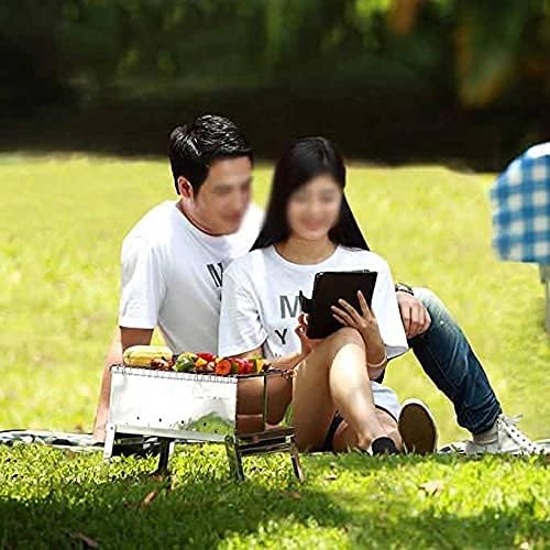 Stainless Steel Easy Take Picnic Home Barbecue Outdoor Portable Folding Grill Charcoal Household Carbon Oven Grill