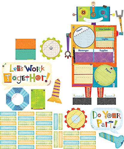 Creative Teaching Press Riveting Robots Class Jobs Bulletin Board Set (7000)