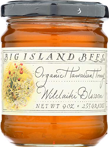 Organic Wilelaiki (Hawaiian Christmas Berry) Raw Honey, Single Floral Variety