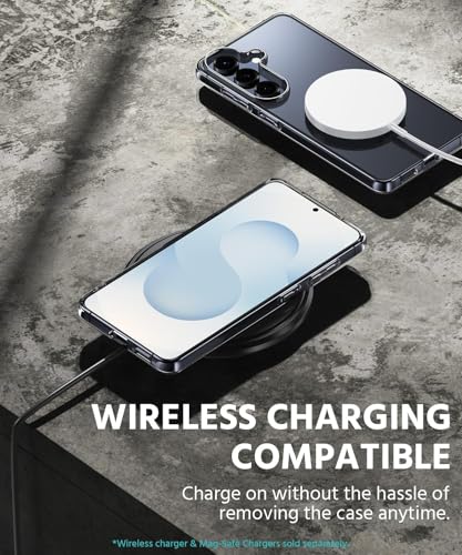 Image of REALCASE Silicone Samsung S26 5G Back Cover Case, Scratch Resistant Protective Crystal Clear Transparent Shock Proof Bumper Back Cover Case for Samsung Galaxy S26 5G