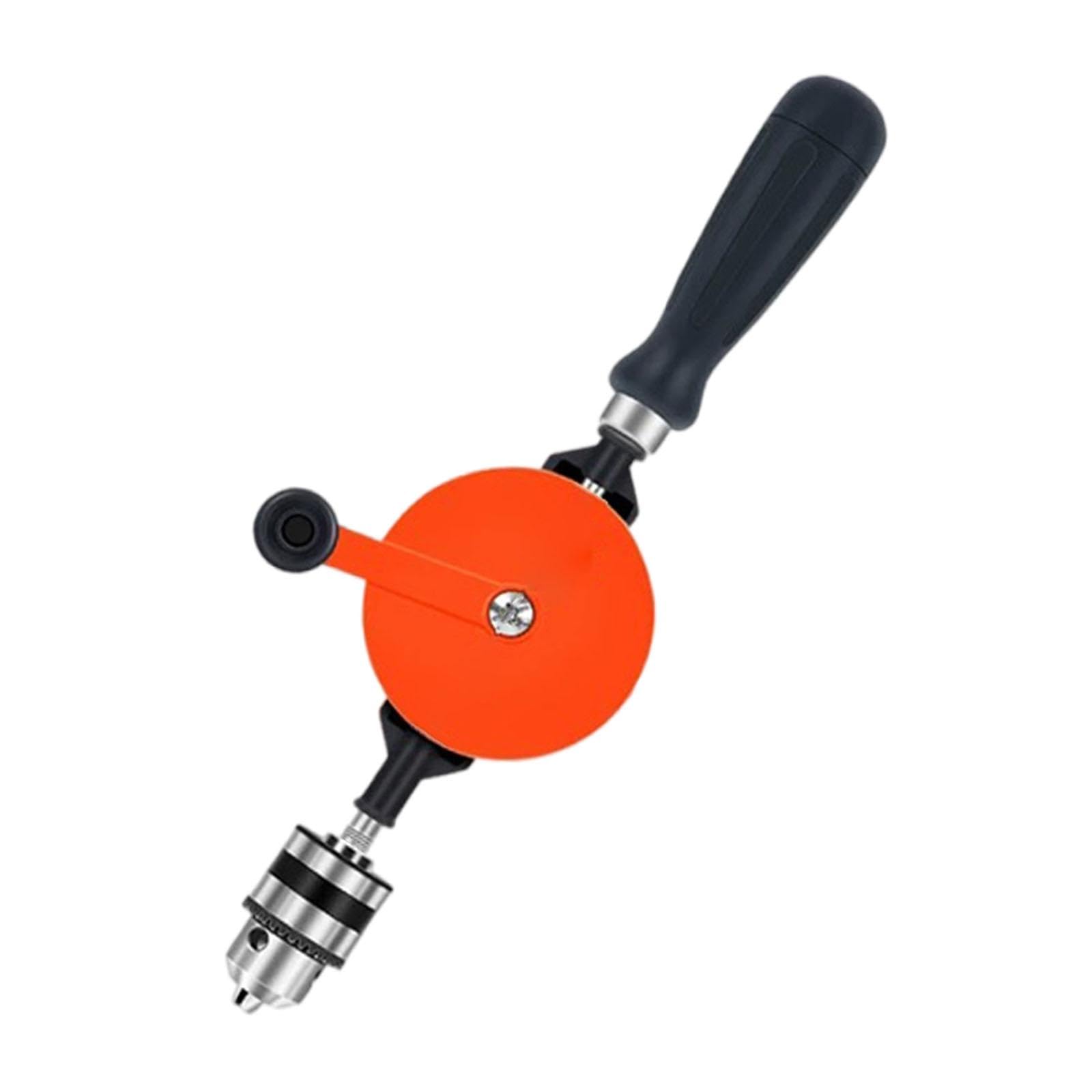 Taladro Manual de Doble Velocidad Fácil de Usar para Trabajar con Madera, Acero Y Metal. Una Herramienta Portátil Ideal para Proyectos de Bricolaje Y, estilo a
