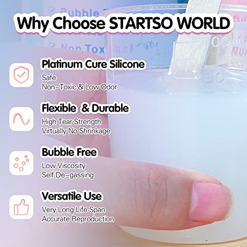 Silicone Mold Making Kit, 10A Super Elastic Jade Green Platinum Rtv-2 Liquid Silicone Rubber 9.8Lb For Casting 3D Silicone Molds, Resin, Soap, Candle Wax, Plaster, Clay, Diy Molds - 1:1 By Volume… #TOP1