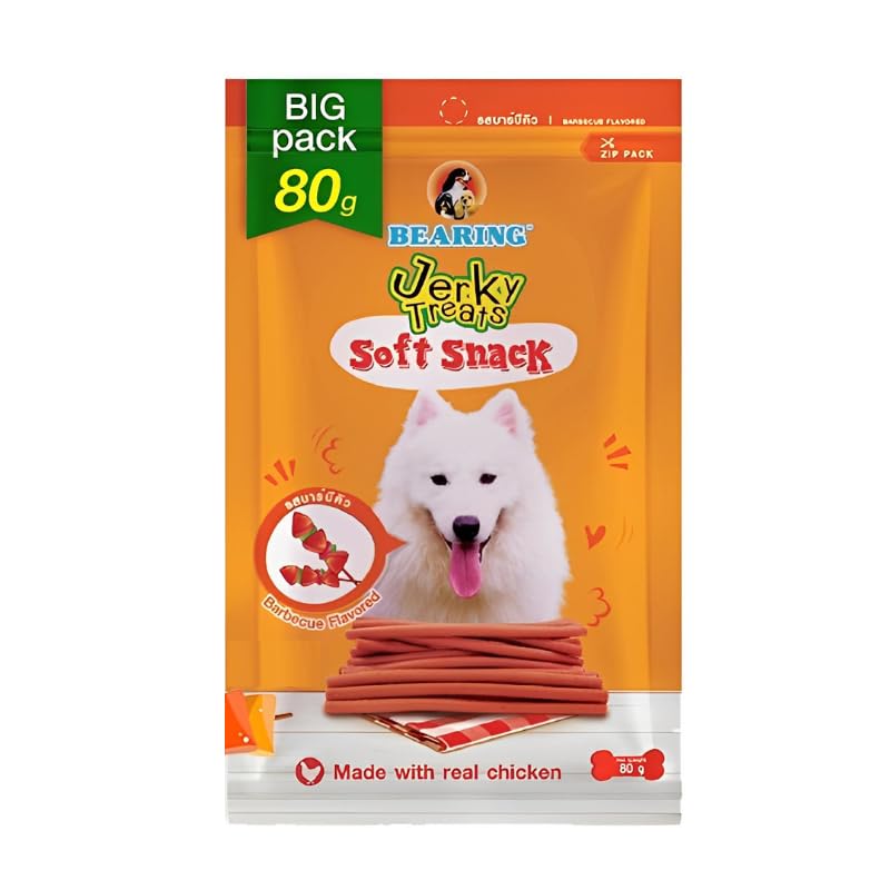 Bearing Jerky Treats Sticks Barbecue Flavor-80 Gm