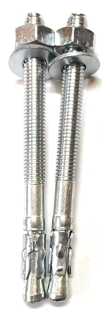 Wedge Type Fully Threaded Design Expansion Zinc Plated Anchor Bolts size (10mm X 150mm) (2) (B08SWGS4QT) Amazon Price History, Amazon Price Tracker