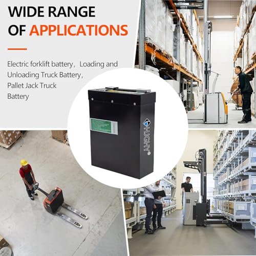 Batterie LiFePO4 24V 35Ah pour transpalette CBD-15J-LI avec BMS et poignée