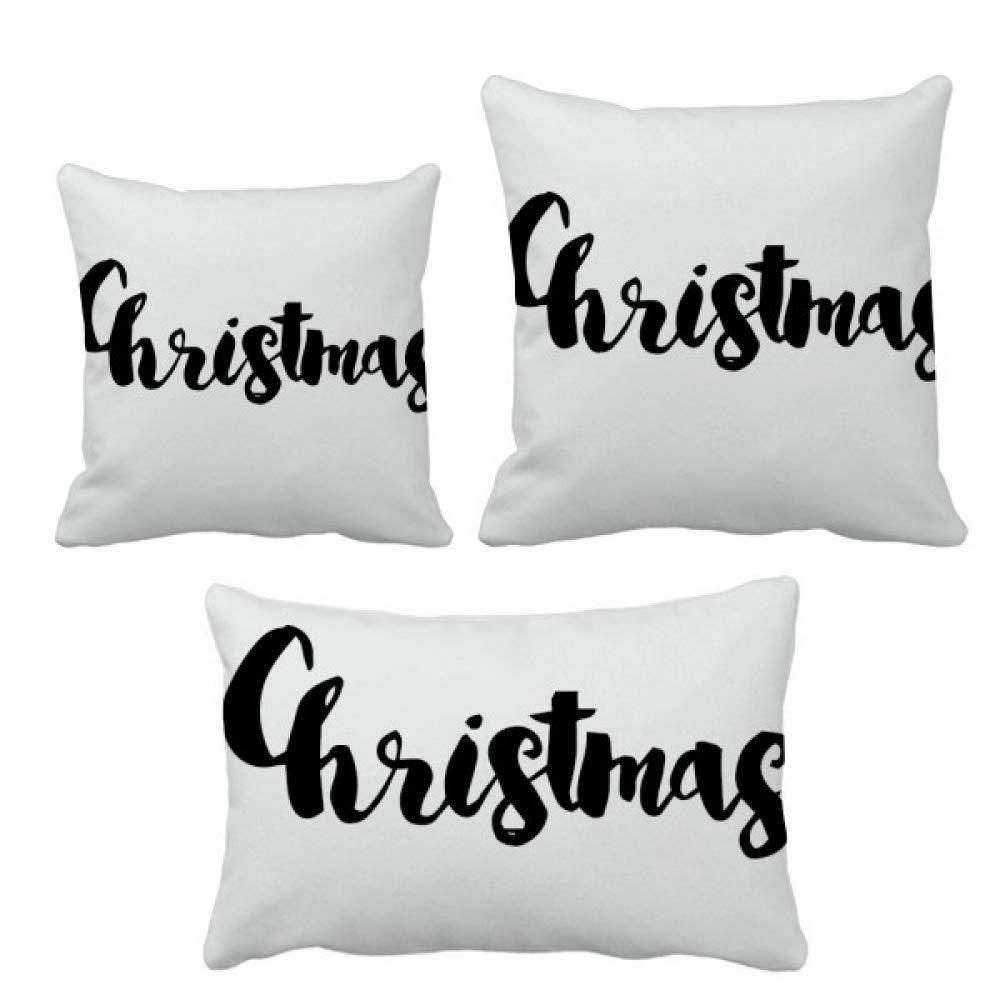 Coussins de Noël pour décoration de sofa ensemble complet fait main style ins