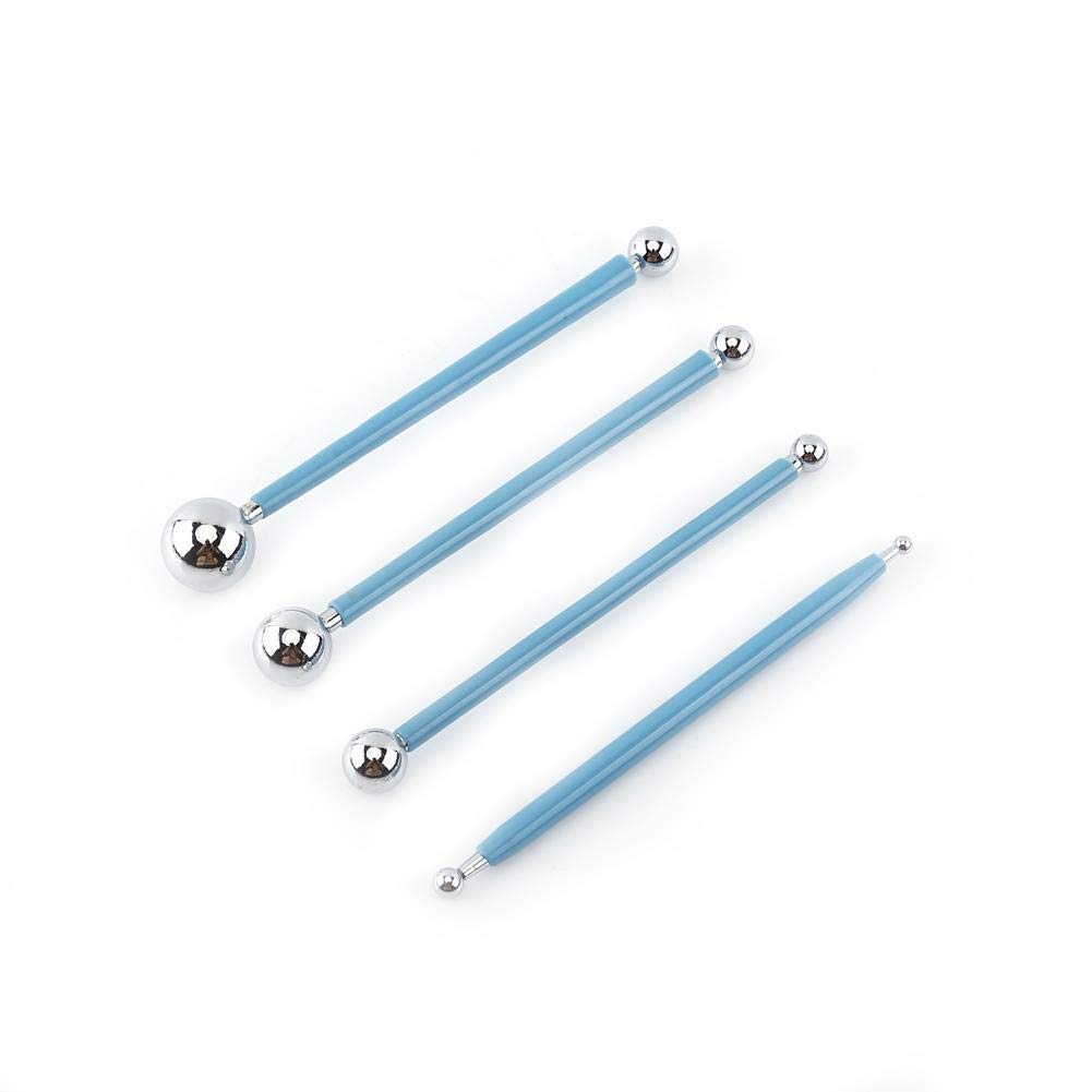 Estink Modeling Ball Tools, Metal Ball Stylus Clay Ceramics Pottery Sculpting Modeling Tool Set Sculpting Ball Tool Pottery Tools Clay Sculpting Tool Set Polymer Clay Ball Stylus Dotting Tools