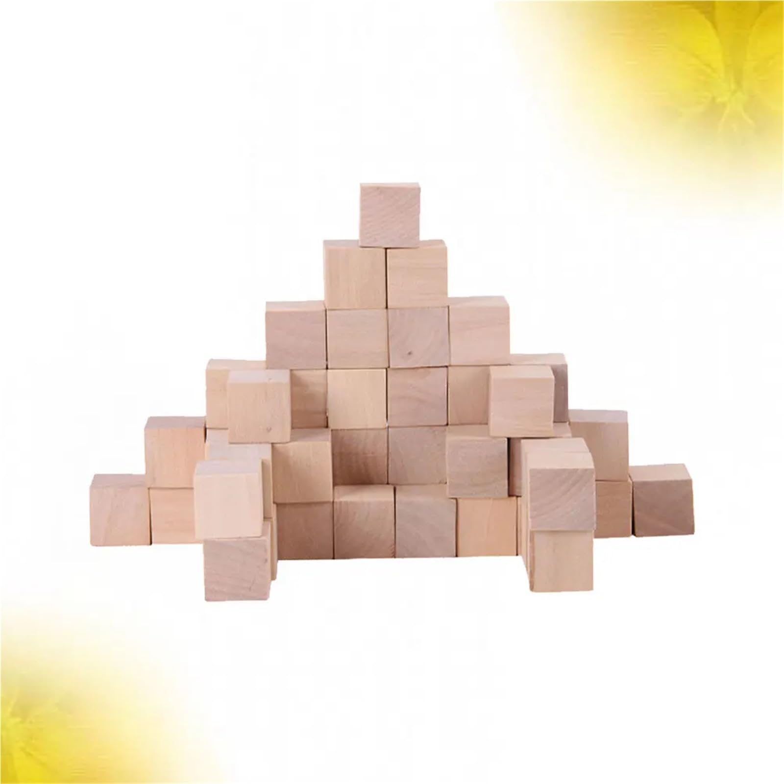 500 bloques cuadrados de madera 25 mm for manualidades, ligeros, seguros, for proyectos bricolaje, juegos educativos, creatividad infantil, suaves y sin astillas