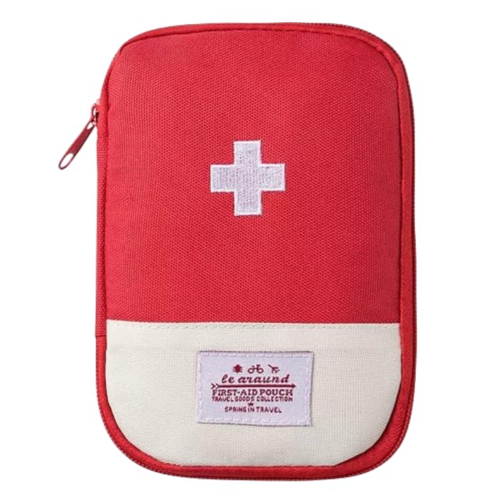 First aid kit for Home | First aid Bag |Red- First Aid Pouch | First aid kit for Travel -car,Office,Camping | Medicine Storage Box | Emergency Kit Organizer-image-29