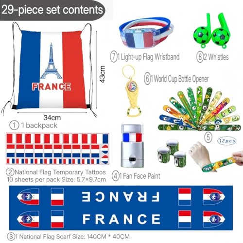 Set de Animación 29 Piezas Copa Mundial Fútbol miniatura 2
