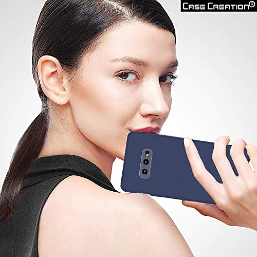 Image of Case Creation Luxurious OG Series for Samsung Galaxy S10 Lite Case Cover,Anti-Dirty Slim Case Frosted Matte Cute Candy TPU Raised Bezel (Splash of Color) Back Cover for Samsung S10 Lite -Navy Blue