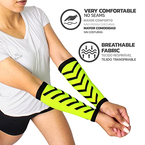 Manguito Curto Voleibol Arrow Muvin Mgt-100 - Amarelo - P/m