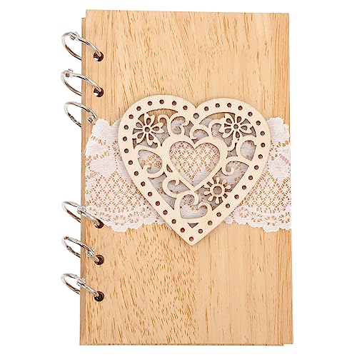 KOMBIUDA de Boda para Bodas para Matrimonio para un Matrimonio Cartel de Bienvenida Boda Libros Cuaderno de Mensajes de Boda Libro de firmas de Boda Madera