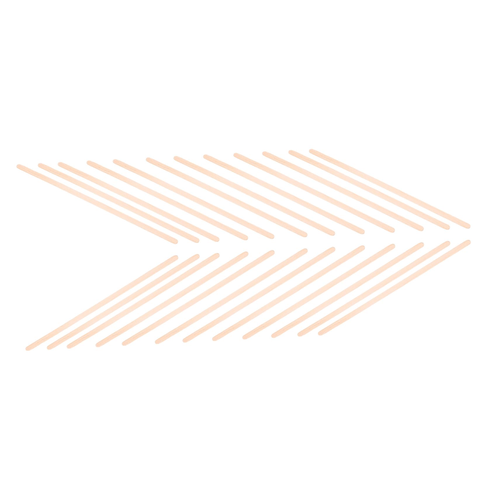 BEBEMOKO 100Pcs Disposable Stirring Sticks for Beverage Mixing Wooden Milk Tea and Coffee Stirring Sticks Smooth Edges for Home Restaurant and Bar Use