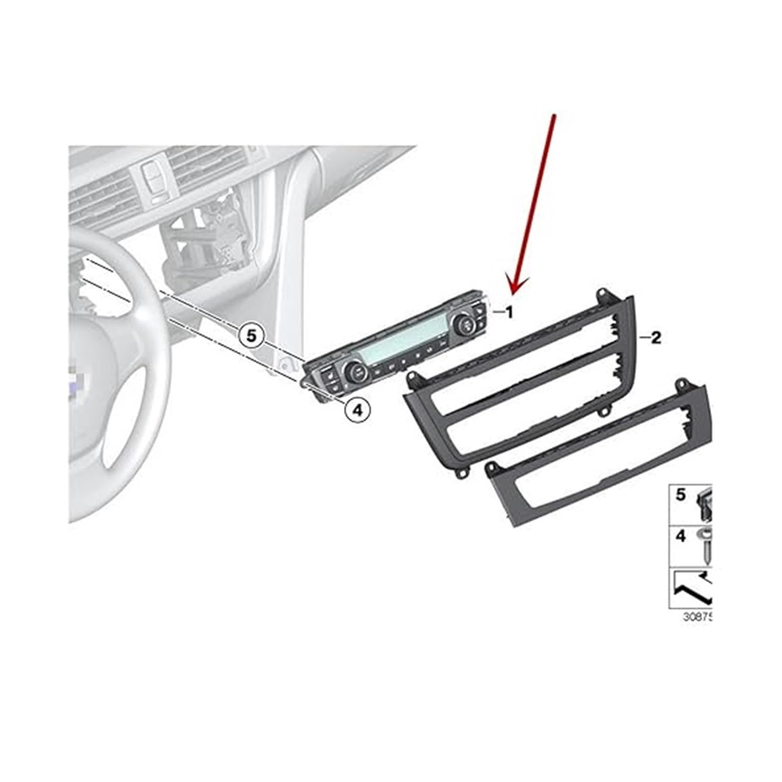 Interruptor de Control de calefacción y Aire Acondicionado para automóviles Serie 1 y 3 F20 F30 F35 320b Mw328 335 116 118 X6 Panel de interruptores de Asientos con Aire Acondicionado