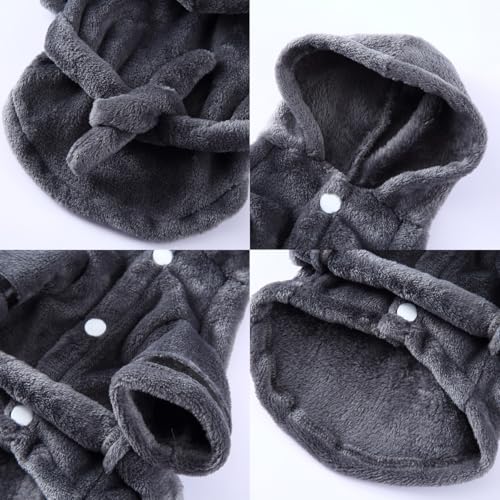 Bata para Perros de Franela Suave y Absorbente miniatura 6