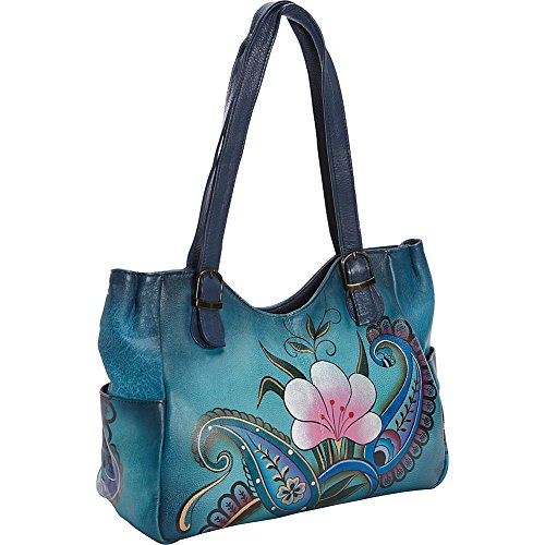 Anna By Anuschka Womens Shoulder Bag, Floral Paradise Tan, One Size Us #TOP1