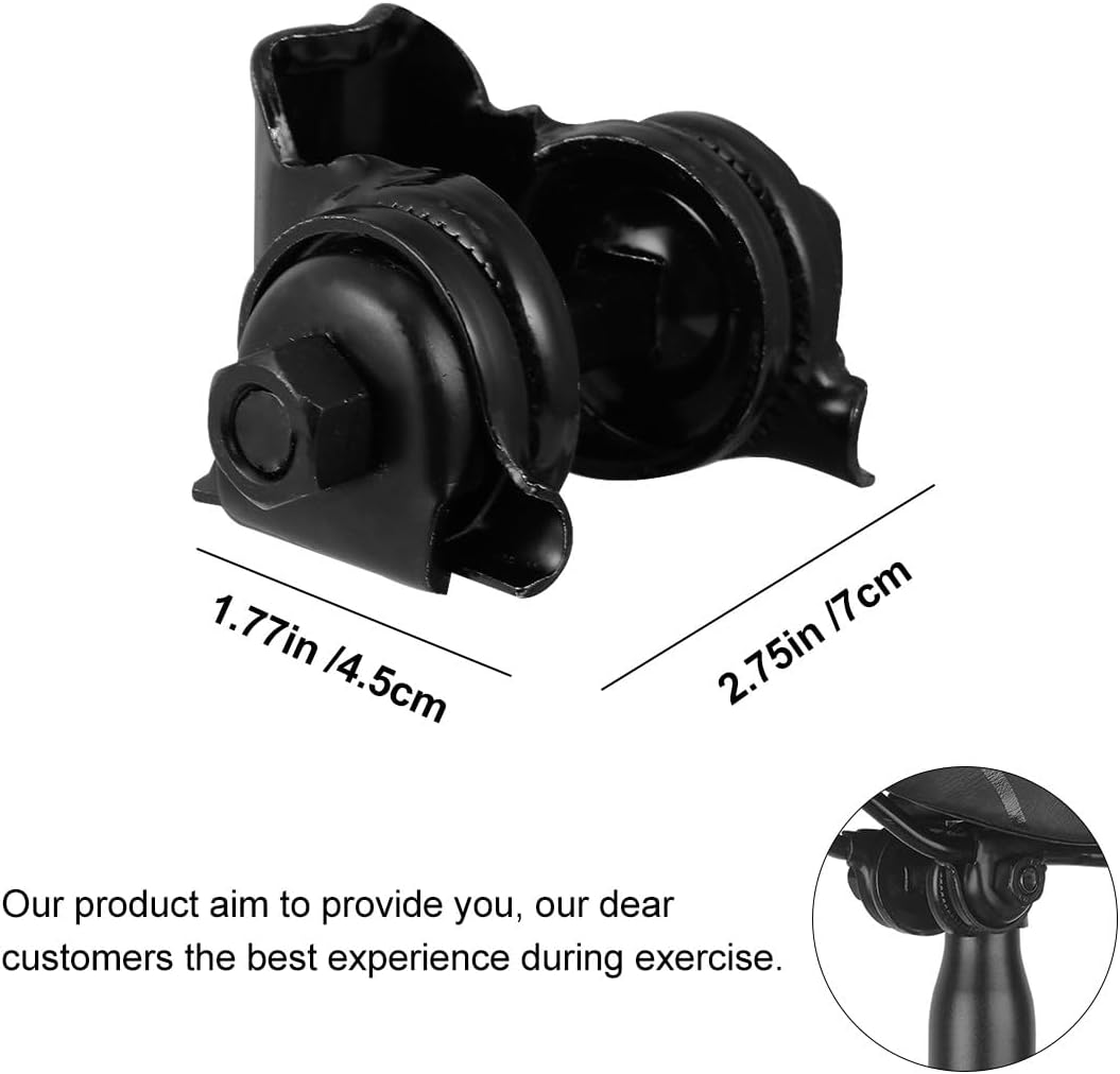 4 Pcs Bike Seatpost Clamp Iron Saddle Tube Clip Standard Rail Saddle Clamp Accessories for Mountain Bike Seatposts