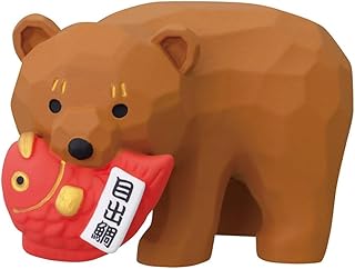 デコレ コンコンブル 福運び木彫熊 福運び木彫熊 約52×33×h33 ZCB-29610