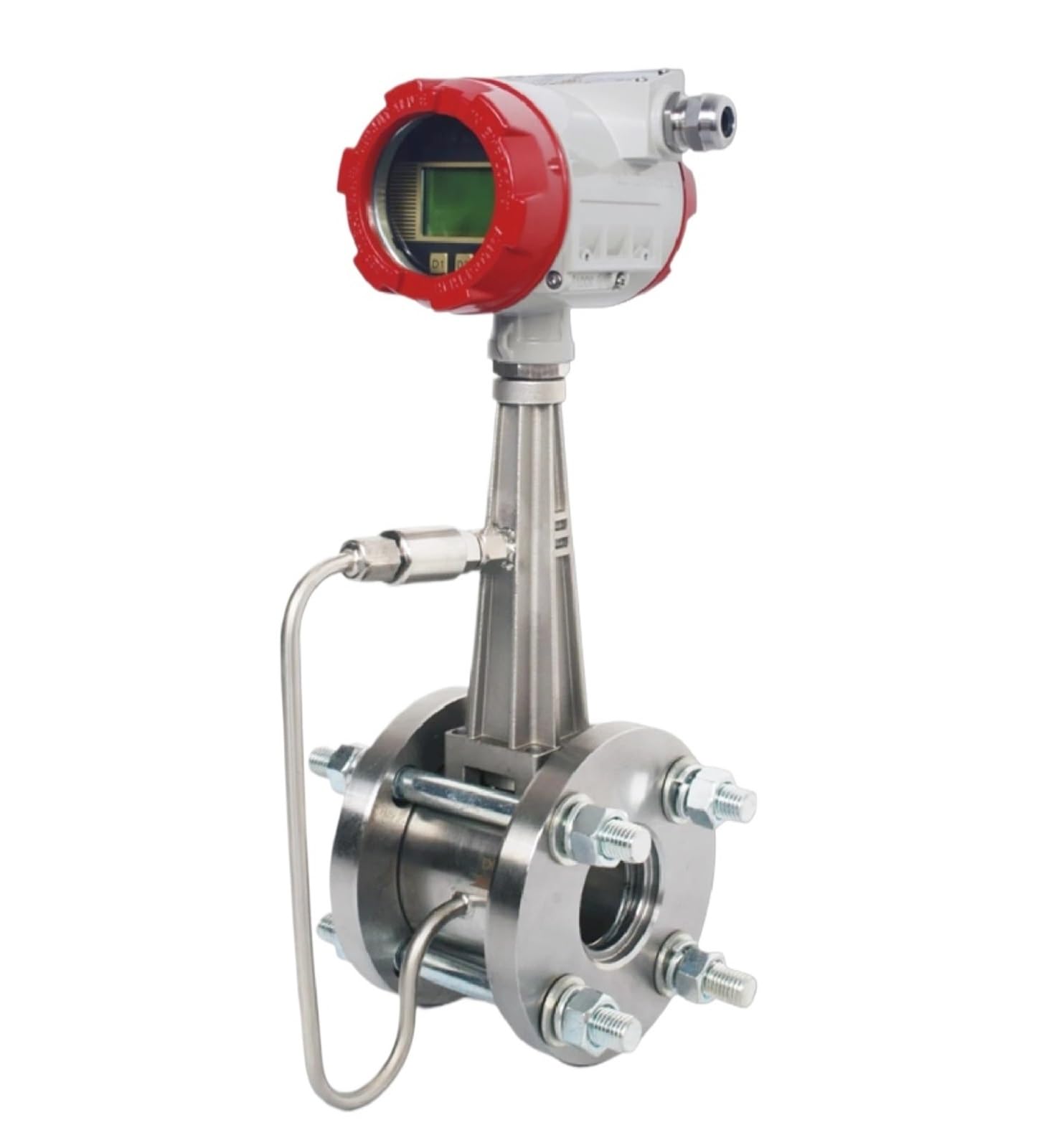 QfUxYYSLD Vortex Flow Meter, Gas Flow Meter, Steam Flow Transmitter, Industrial Liquid Vortex Flow Sensor, Vortex Metering Device(DN15)