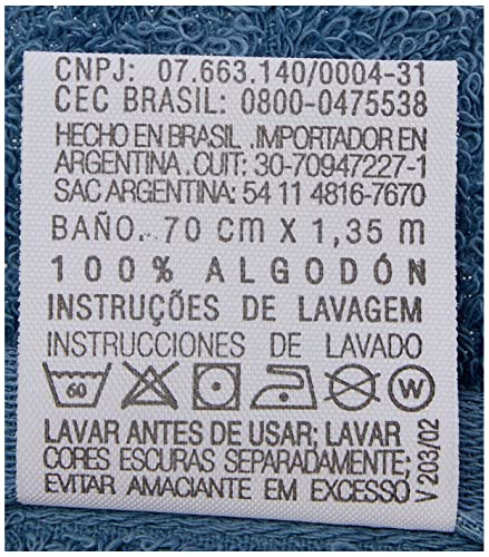 Toalha Prata Mike Santista - Banho - Azul