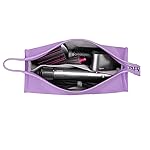 BUBM Travel Storage Bag Compatible with Dyson Airwrap Styler, Shark Flexstyle Air Styling & Drying System, Portable Carrying Case Organizer for Airwrap Styler and Attachments,Purple
