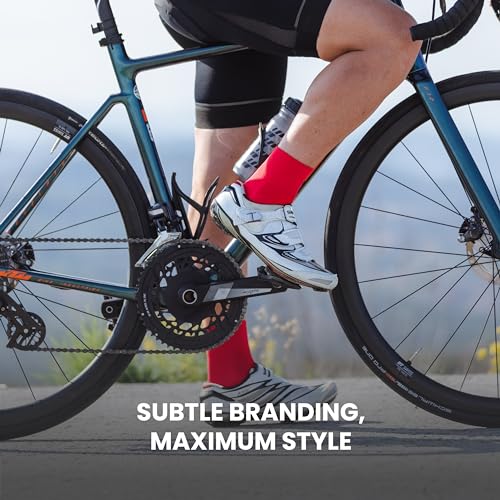 Image of GripGrab Lightweight SL Performance Summer Cycling Socks Eyecatching 2 Lengths Road Mountain Gravel Bike Indoor Biking