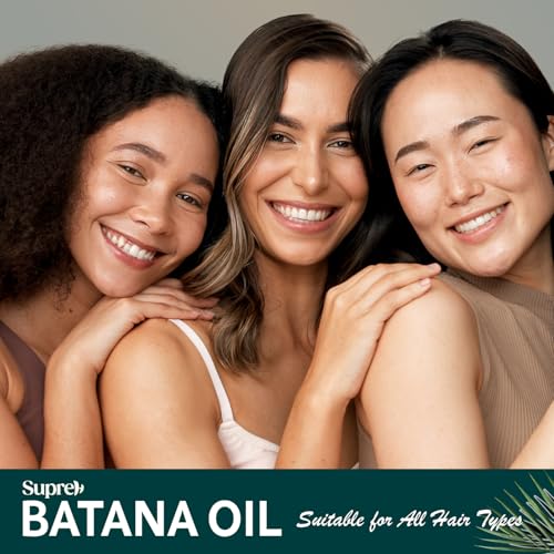Raw Batana Oil for Hair Growth: 100% Pure Dr. Sebi Organic Batana Oil from Honduras - For Thicker & Stronger Hair Women and Men