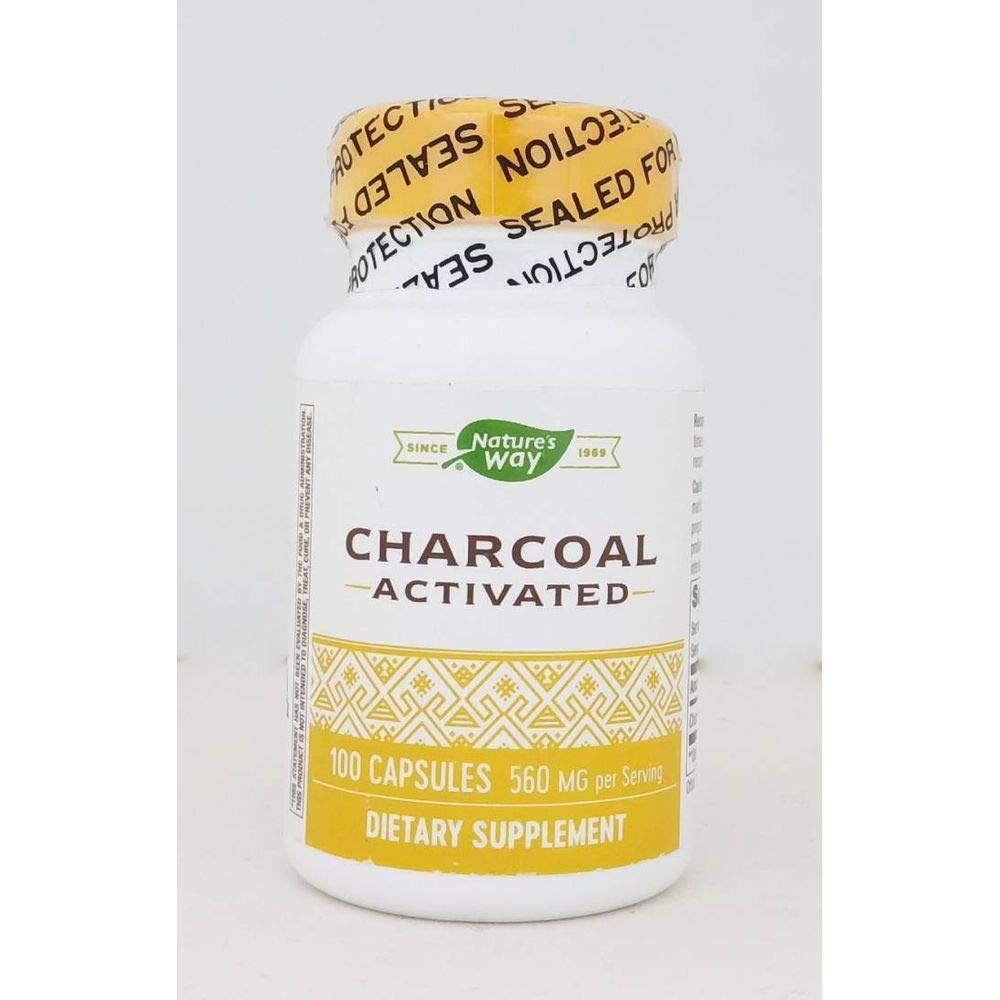Nature's Way Activated Charcoal Hi Po ( 1x100 Cap)