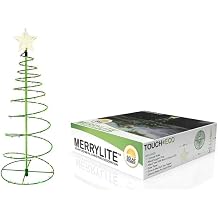 The Original MERRYLITE - Solar Metal LED Christmas Tree Decoration Stake Light - Easy Installation, 2 Feet Tall, Perfect for The Holidays - 1 Pack, Multi-Colored