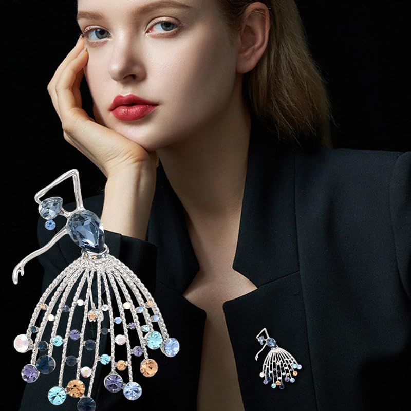 Image of Elegant Pearl Flower Designer Brooch Pins Broches Costume Jewelry For Women Fashion Christmas Gift