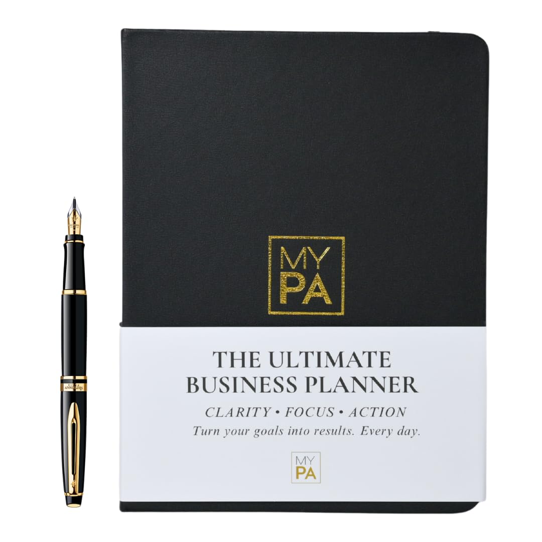 MY PA Planner 2026 | Business & Productivity Planner for Entrepreneurs | Weekly Time Blocking, Goal Setting, Projects & Finance | Lay-flat Vegan