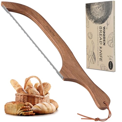 Sourdough Bread Knife for Homemade Bread, Sourdough Bread Slicer for Homemade Bread, Bread Cutter for Homemade Bread, Serrated Bread knife, Sourdough Knife for Slicing, Bread Bow Bread Saw