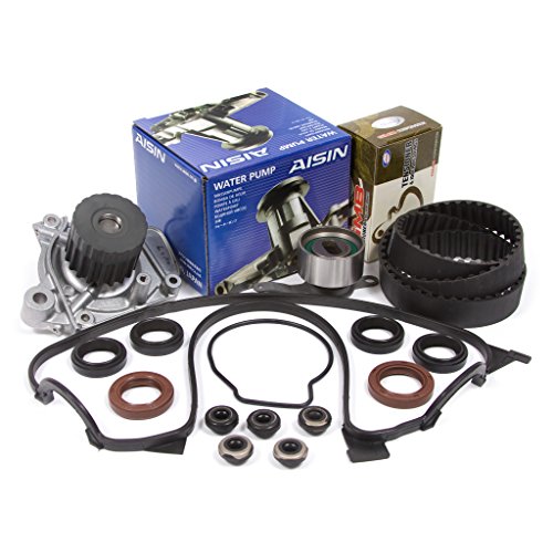 Compatible With 96-00 Honda 1.6 Sohc 16V Vtec D16Y5 D16Y7 D16Y8 Timing Belt Kit Aisin Water Pump Valve Cover Gasket #TOP11